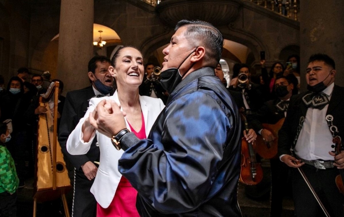 Sheinbaum compartió fotos de la celebración. | Twitter @Claudiashein