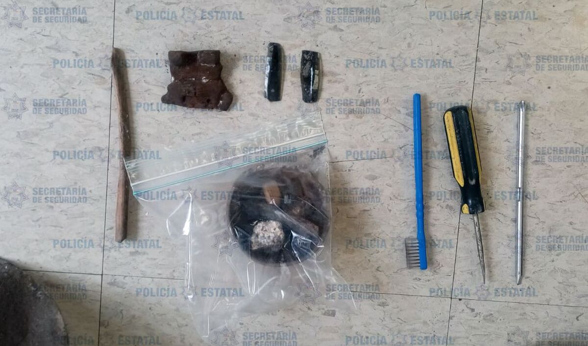 "Supuestas piezas arqueológicas robadas en Chalco" | Especial.