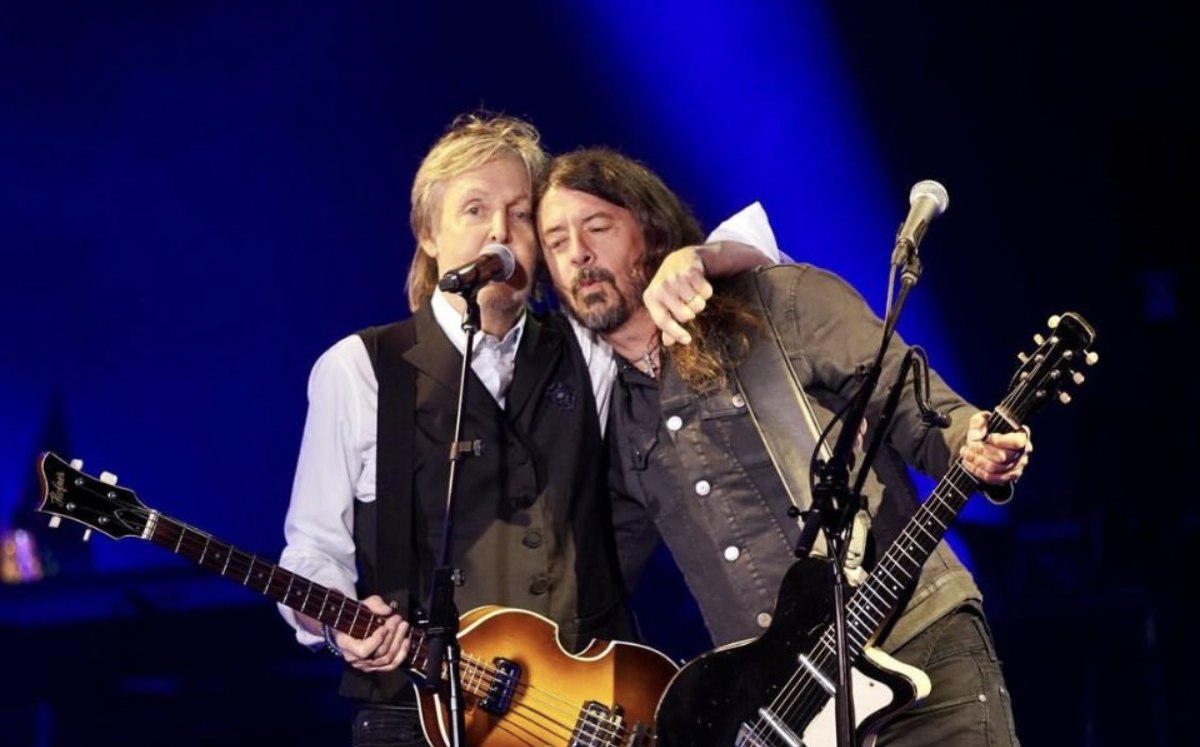 Dave Grohl y Paul McCartney