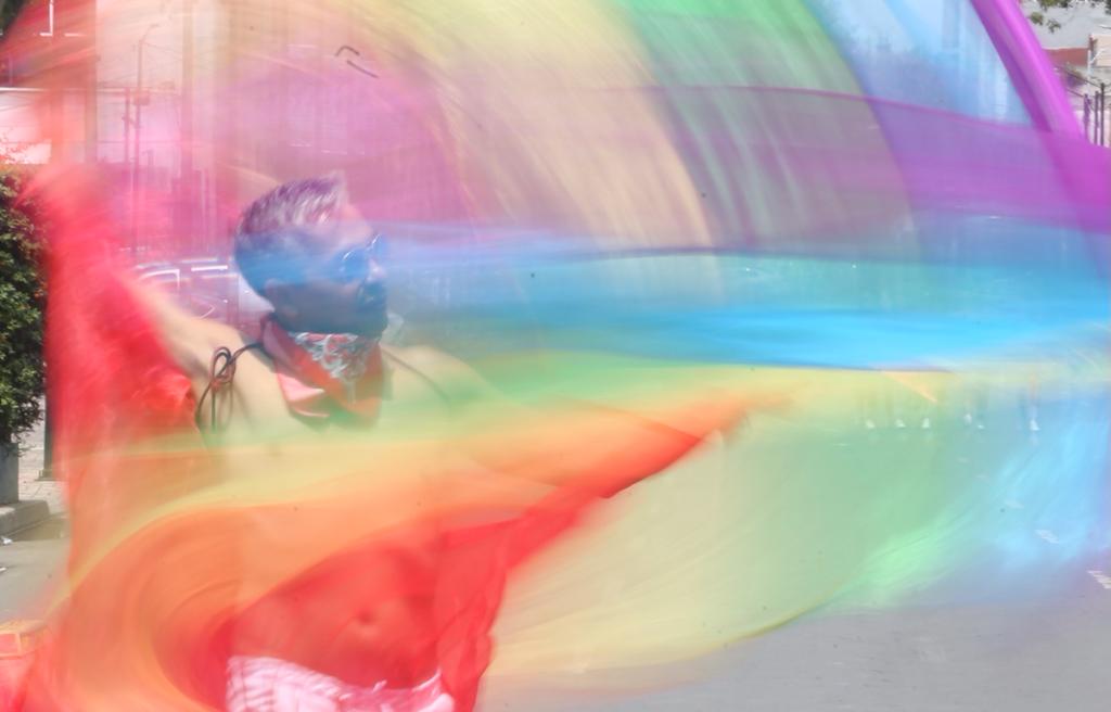Marcha del orgullo LGBT+ en la CdMx de 2022. (Ariel Ojeda)