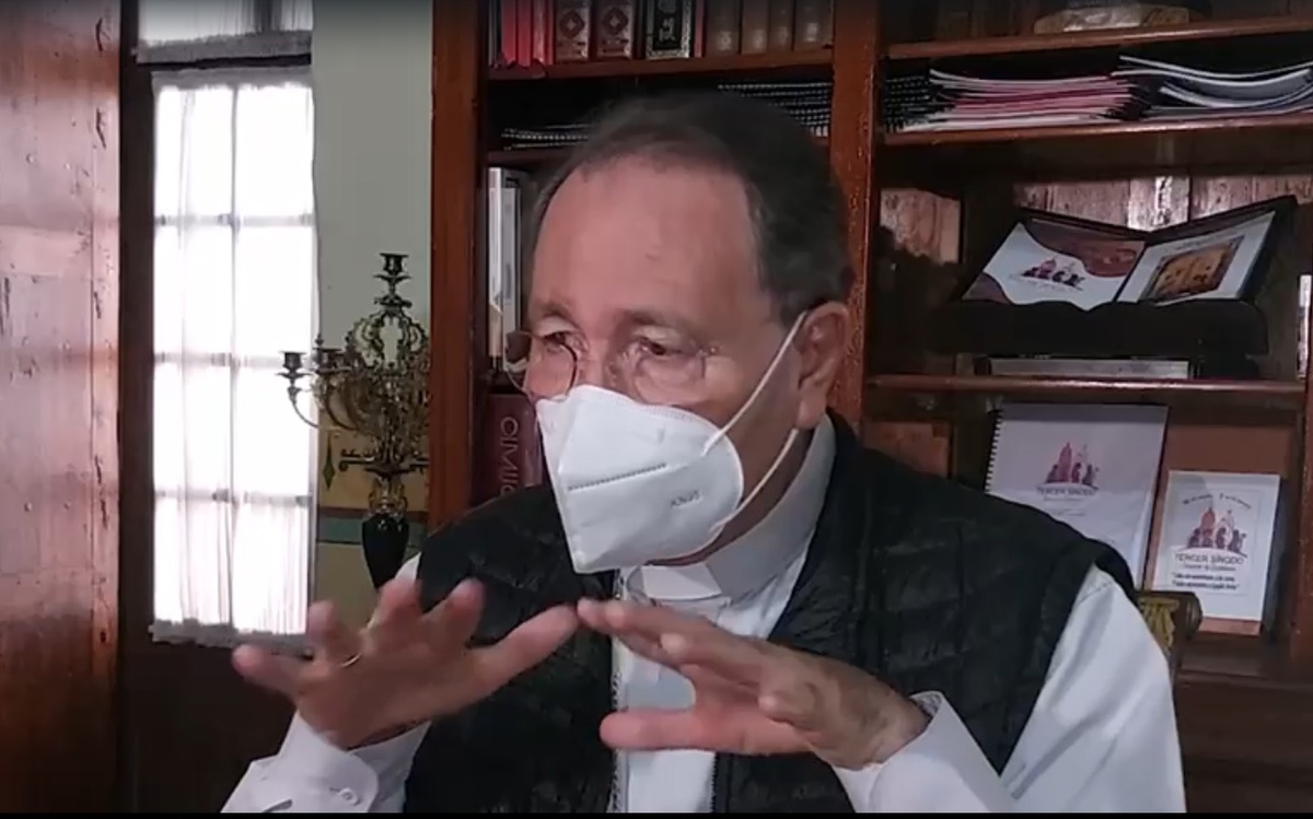 El obispo Sigifredo Noriega. (Omar Hernández)