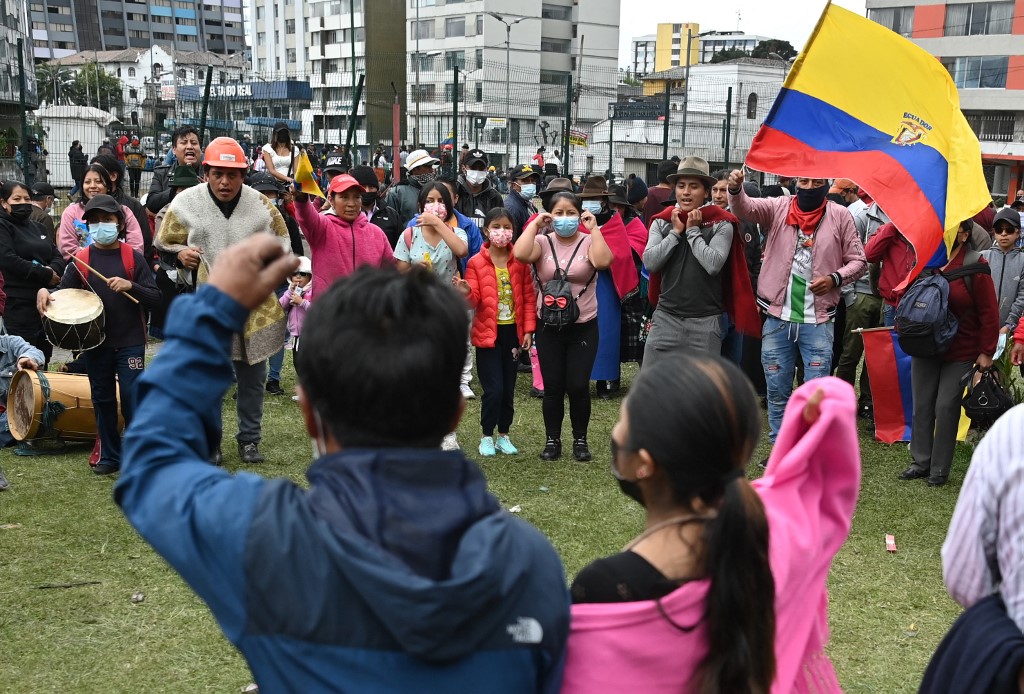 Las protestas en Ecuador se han mantenido durante casi dos semanas. (AFP)