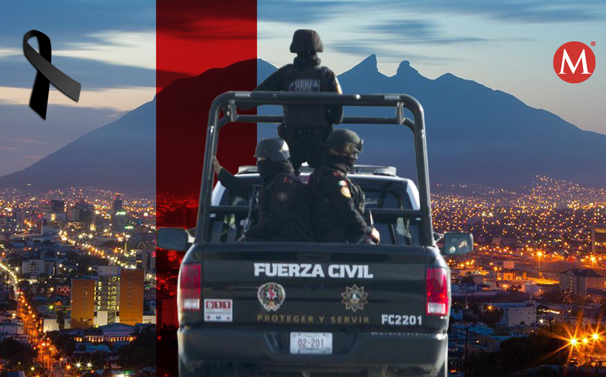 Matan a policías de Fuerza Civil tras ataque armado en Nuevo León.