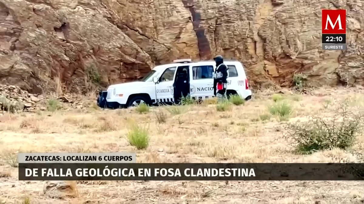 En Zacatecas, hallan fosa clandestina en falla geológica