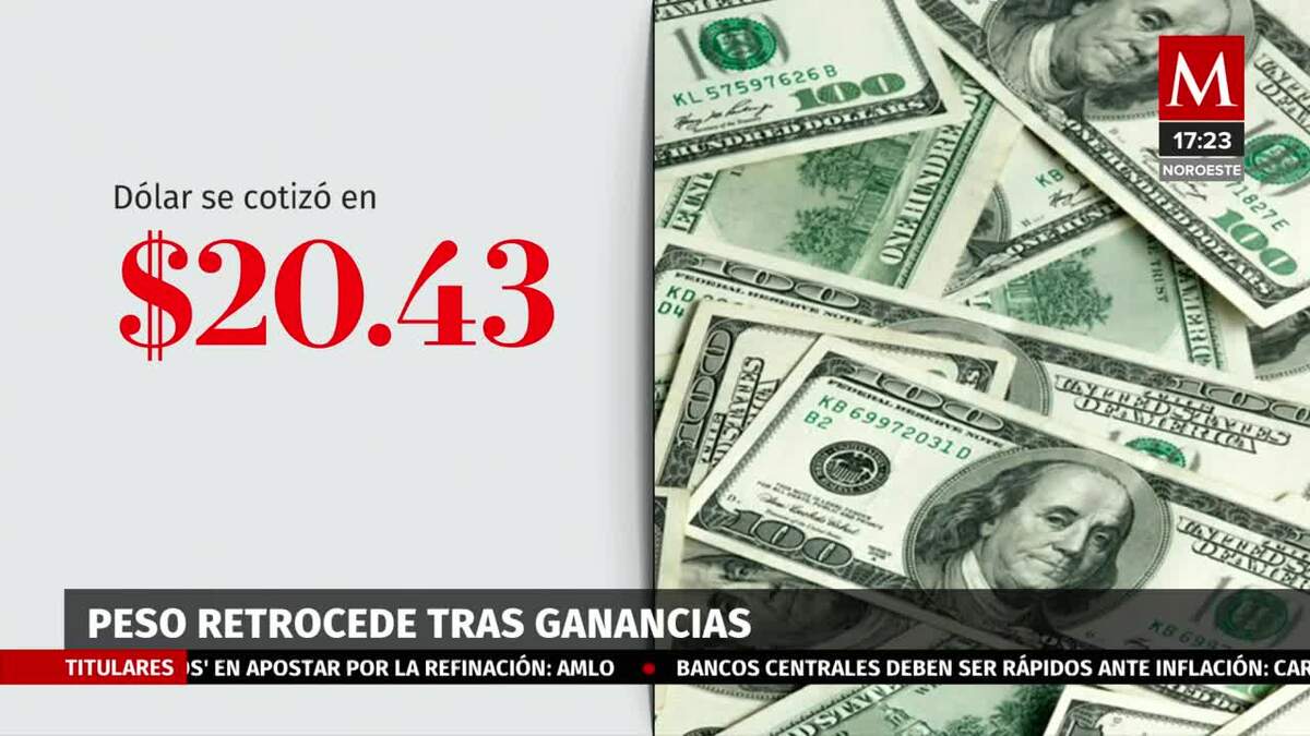 Cotización del peso contra el dólar, 27 de junio 2022