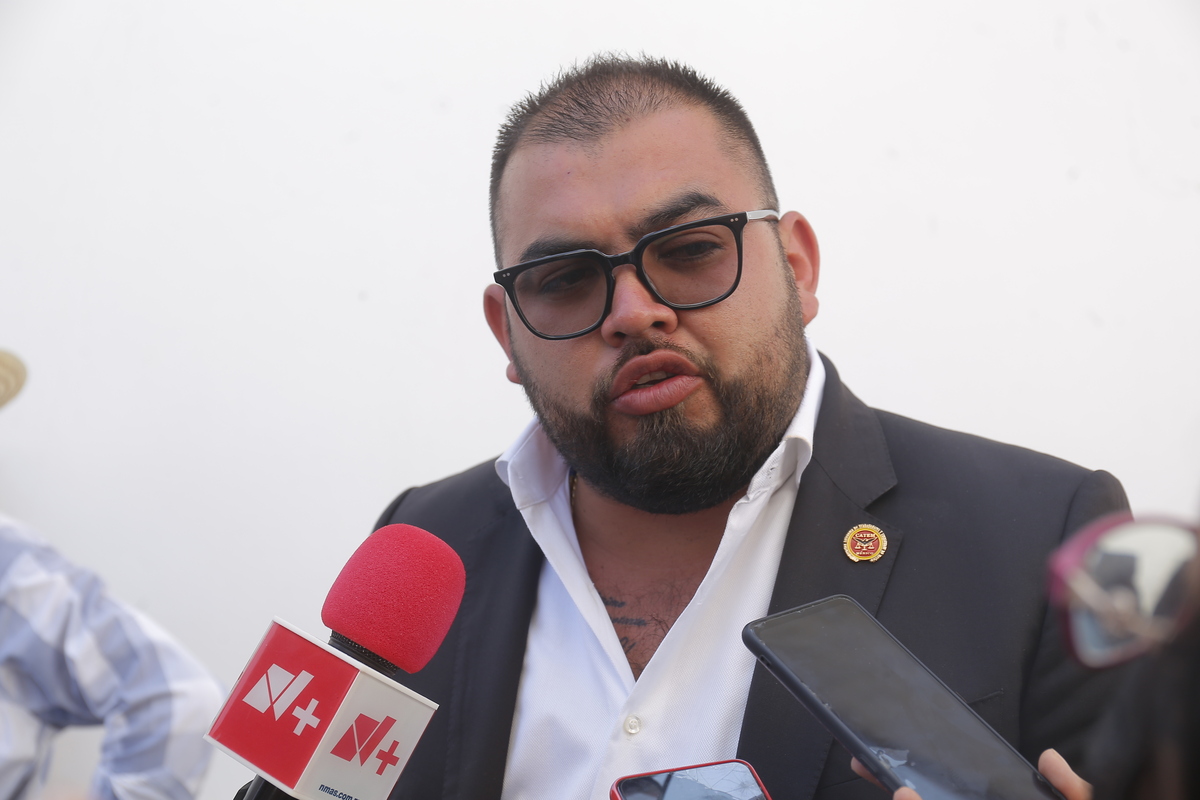 Delegado nacional de la Confederación Autónoma de Trabajadores y Empleados de México (Catem), Armando Cobian. | Mauricio Román