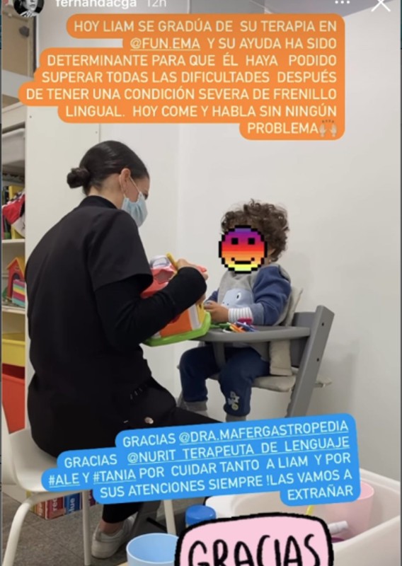 Fernanda Castillo y su hijo