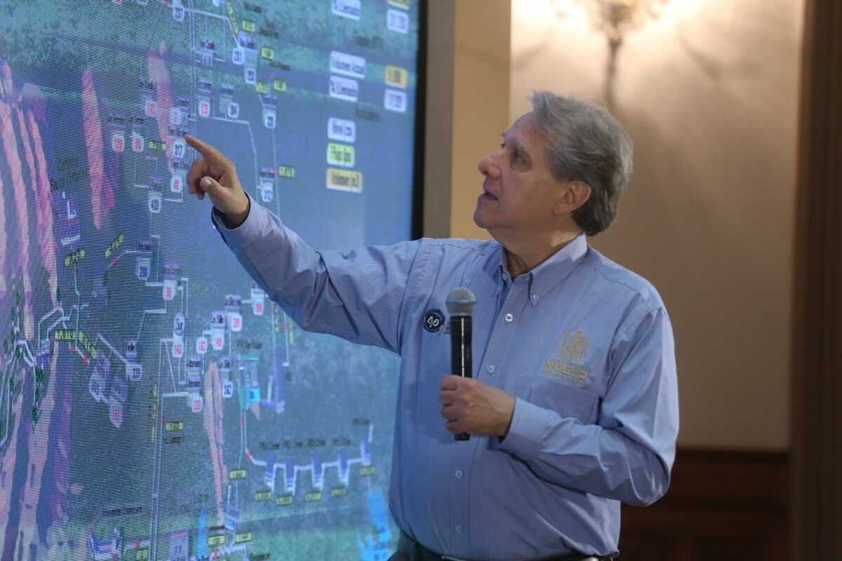 Juan Ignacio Barragán, en rueda de prensa en el Palacio de Gobierno. Foto: Jorge López