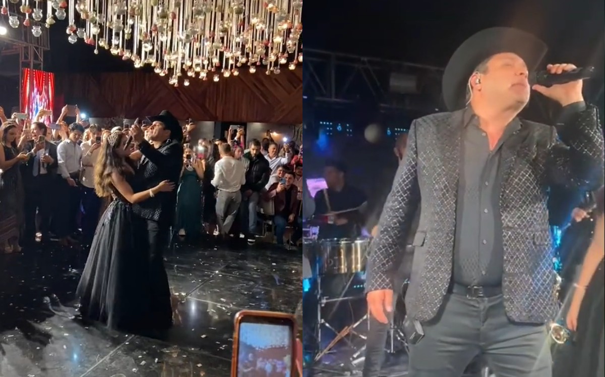 Julión Álvarez aparece en fiesta de XV años