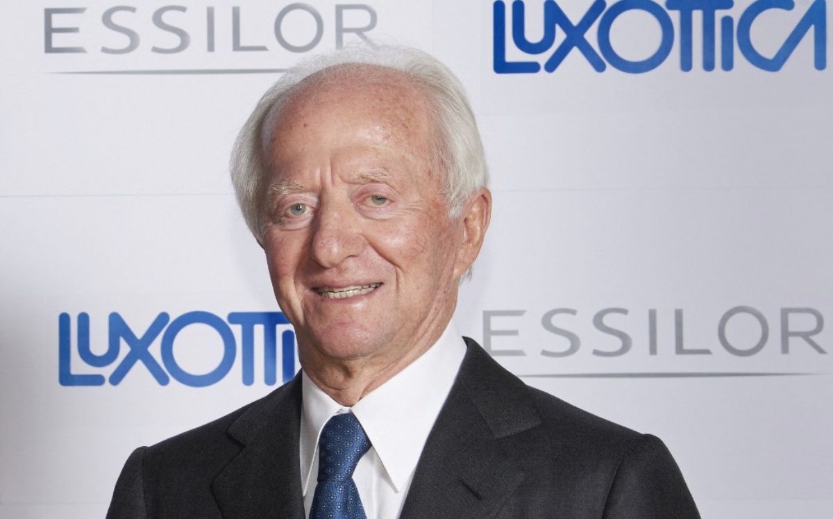 Leonardo Del Vecchio, presidente del gigante mundial de la óptica EssilorLuxottica. Foto: AFP
