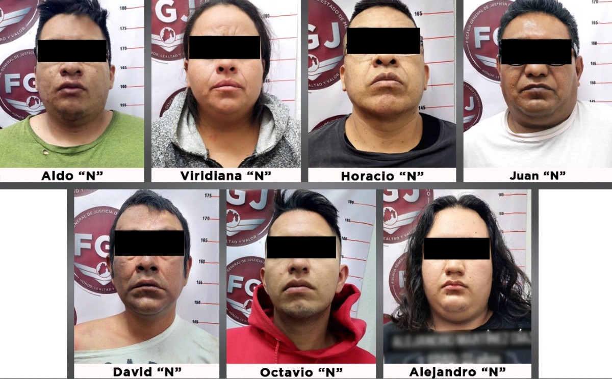 Los detenidos fueron presentados en el Ministerio Público.