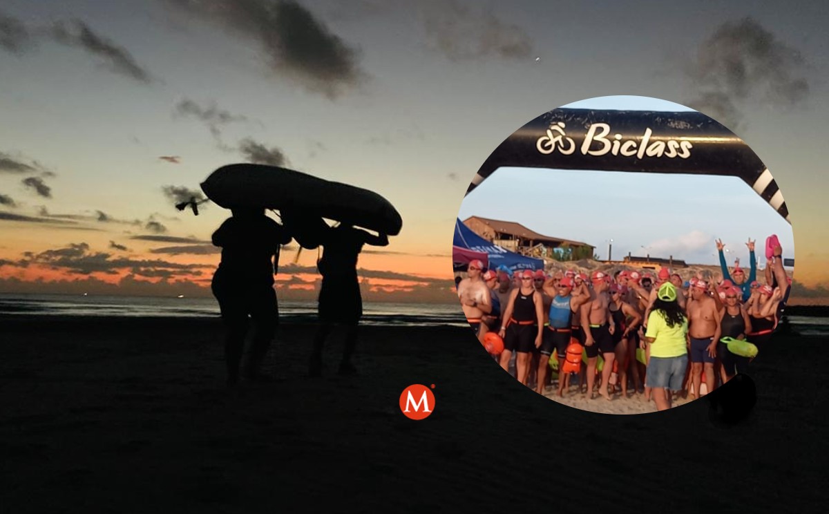 En Playa Miramar se desarrolló el evento deportivo de aguas abiertas.