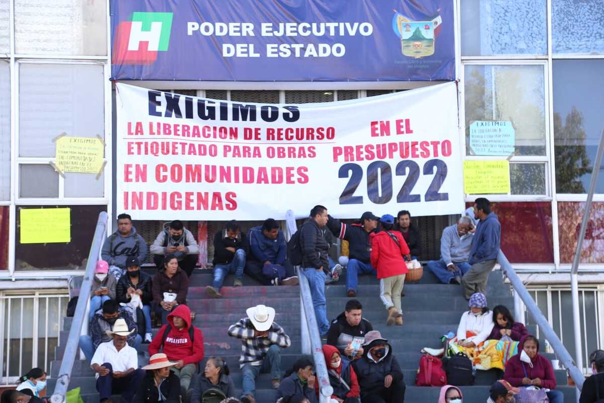 Protesta en el Palacio de Gobierno. (Jorge Sánchez)