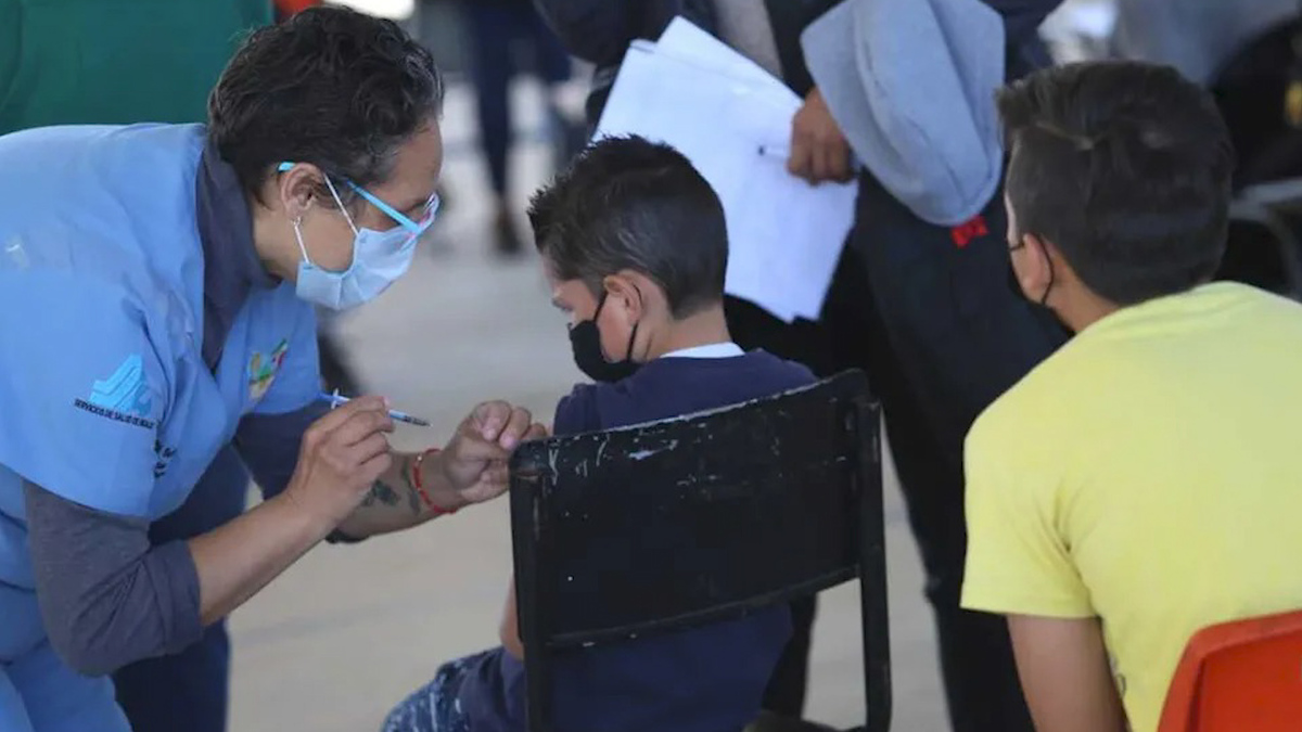 Aplicarán 42 mil vacunas covid a menores de entre 5 a 11 años
