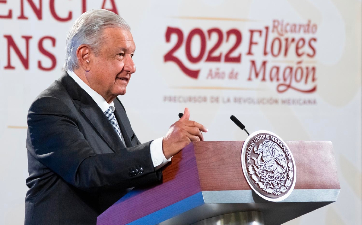 El Presidente en La Mañanera del 28 de junio en el Salón de Tesorería de Palacio Nacional. | Gobiernod de México