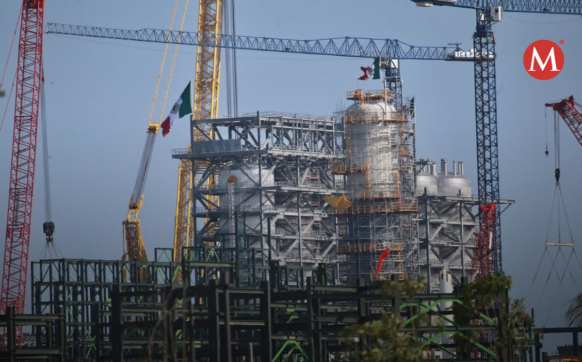 La refinería 'Olmeca', en Dos Bocas, Tabasco, se inauguró el 1 de julio de 2022. Foto: (Ariel Ojeda)