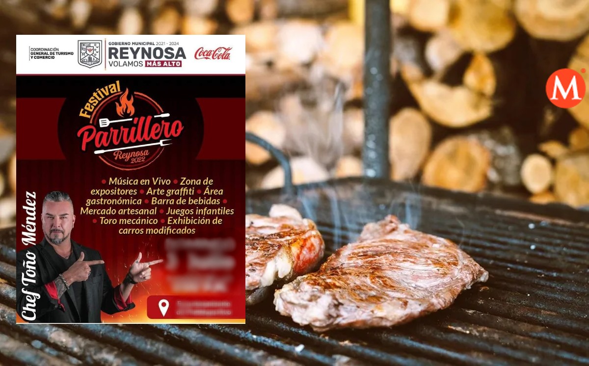 Toño Méndez, 'el chef grosero' en el Festival parrillero Reynosa 2022