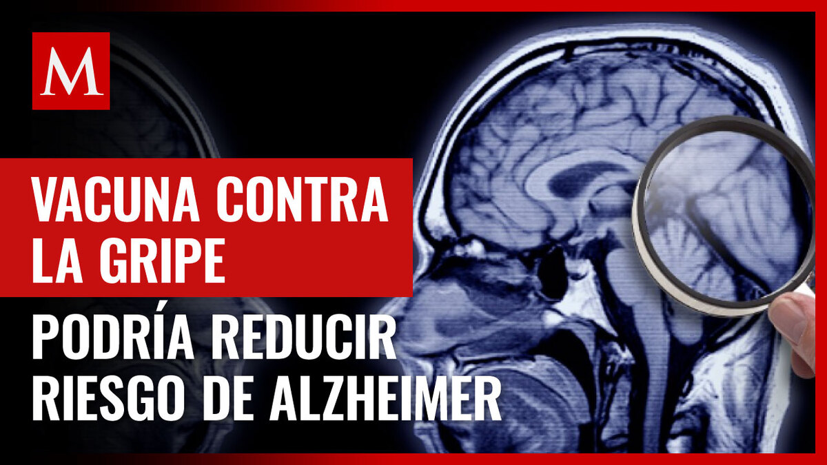 Vacuna de gripe podría reducir 40% riesgo de Alzheimer
