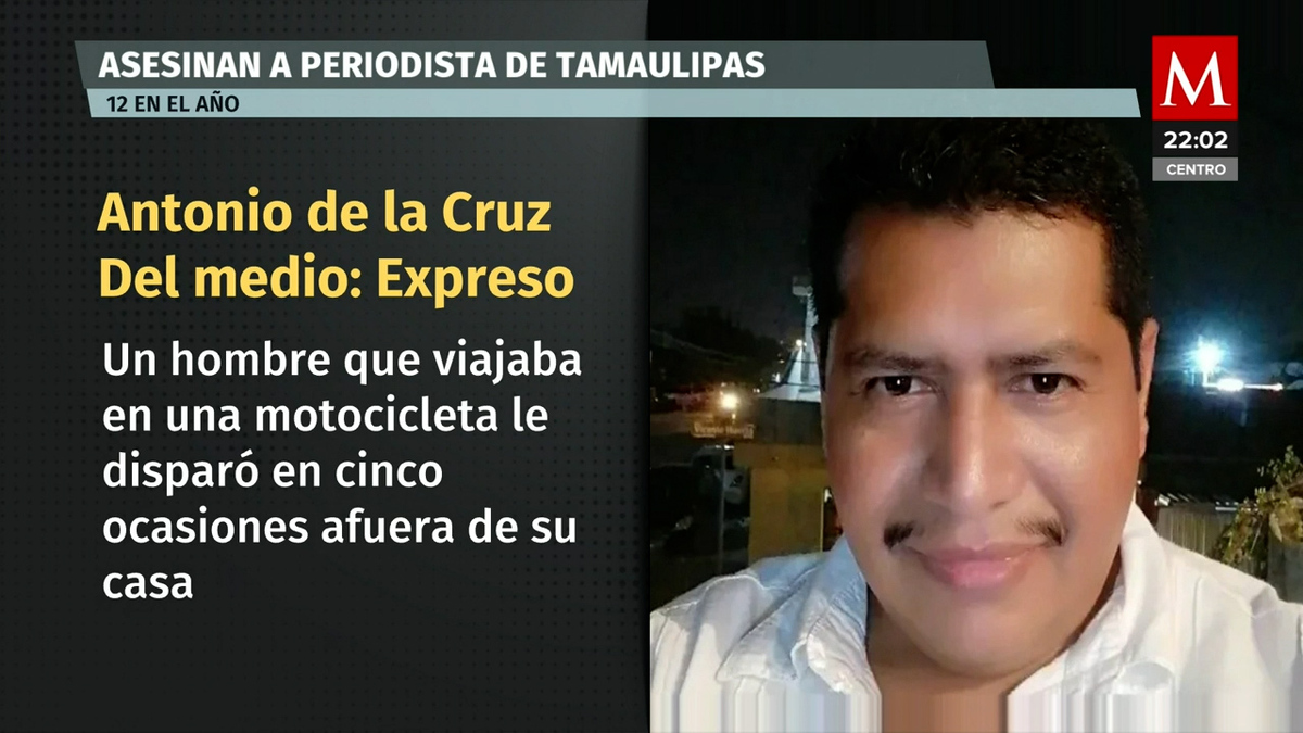 Asesinan a Antonio de la Cruz periodista en Tamaulipas
