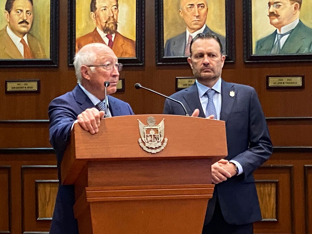 El embajador de Estados Unidos en México, Ken Salazar. (Estrella Álvarez)