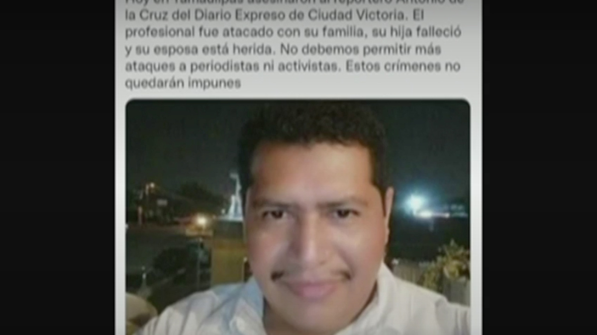 Fallece hija de Antonio De la Cruz tras ataque al periodista