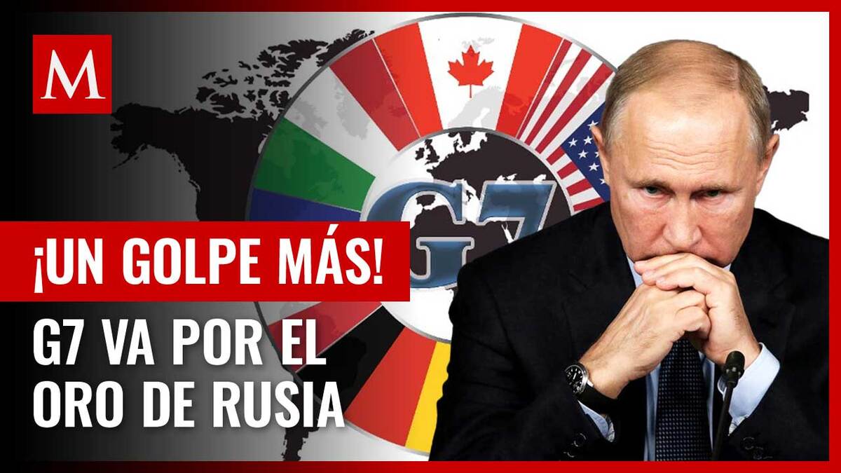 G7 anuncia prohibición a importación de oro de Rusia