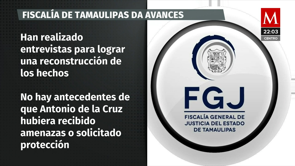 Fiscalía Tamaulipas, líneas de investigación de crimen de periodista