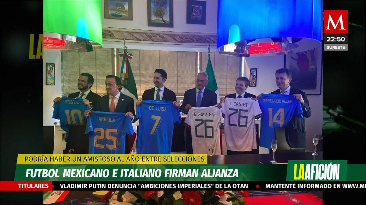 Futbol Mexicano e Italiano firman alianza