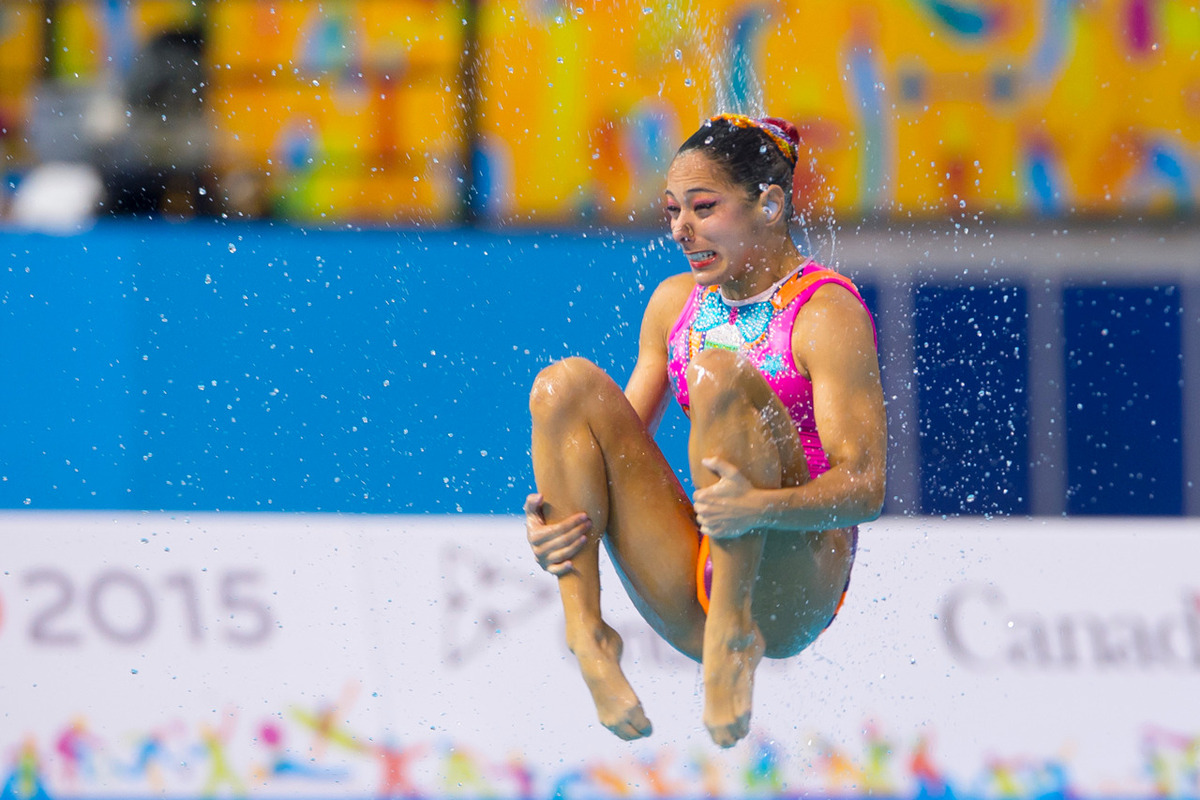 Jessica Sobrino durante su participación en Toronto 2015
