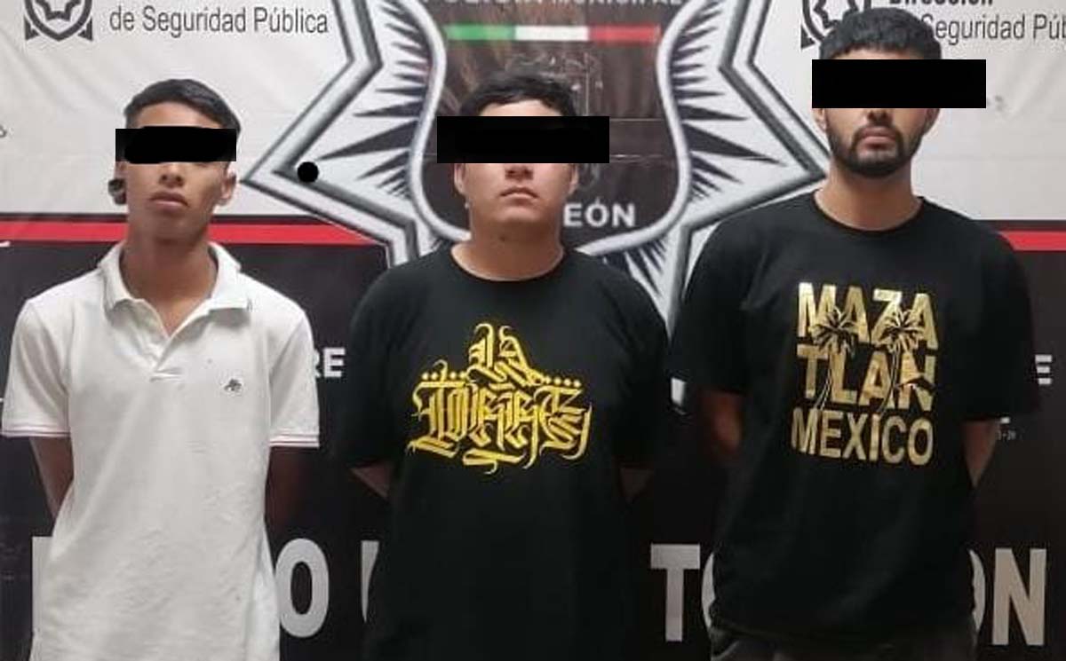 Los tres jóvenes fueron llevados a las celdas del Tribunal de Justicia. (Especial)