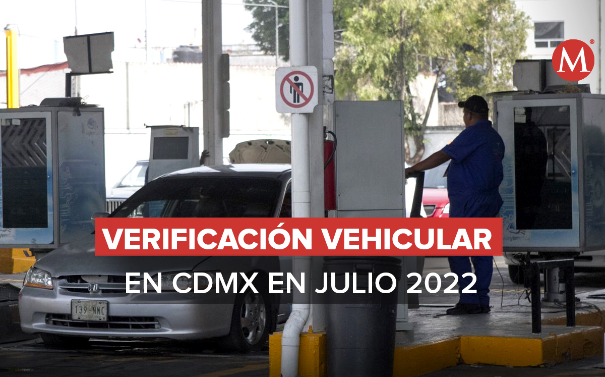 En julio inicia el segundo bimestre de la verificación vehicular 2022. | Foto: Cuartoscuro Diseño: Margarita Salmorán