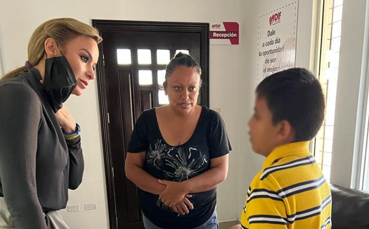 Niño desaparecido en Guanajuato es encontrado en Tamaulipas. (DIF Nuevo Laredo)