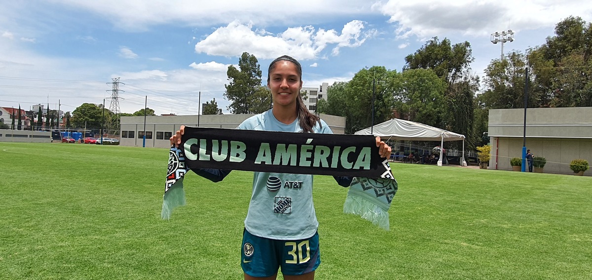 Alison González con América Femenil
