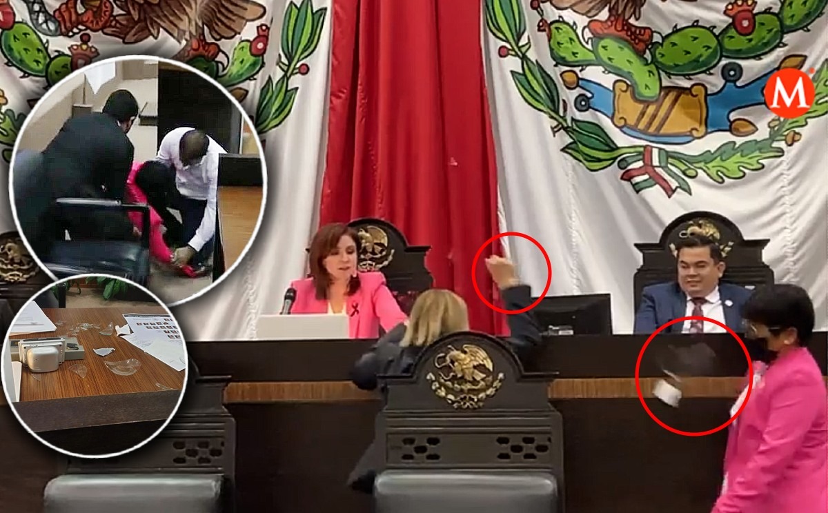 Diputada sale herida durante sesión del Congreso de Tamaulipas