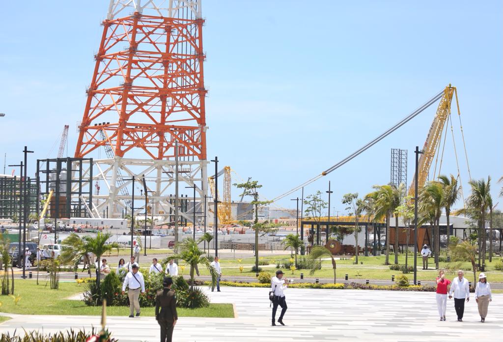 Inauguración de la refinería de Dos Bocas. (Foto: Ariel Ojeda)