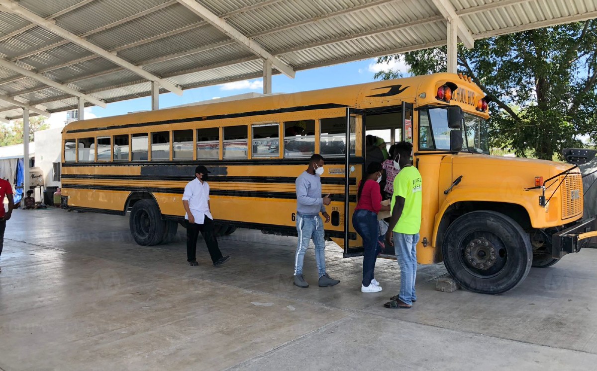 Migrantes en albergue de Reynosa. (Carolina Garza)