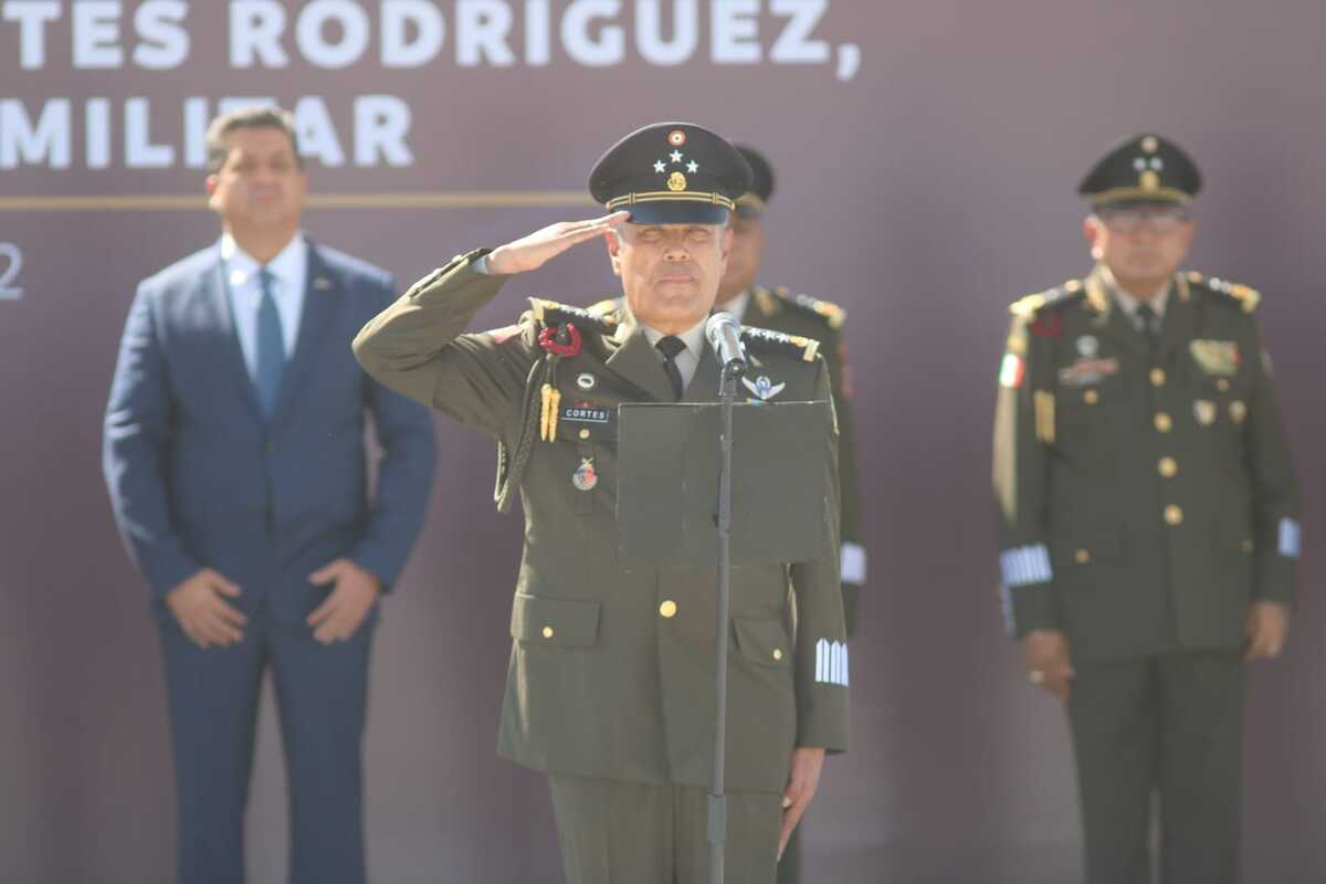 Norberto Cortés, comandante de la IV Región Militar. Foto: Leonel Rocha