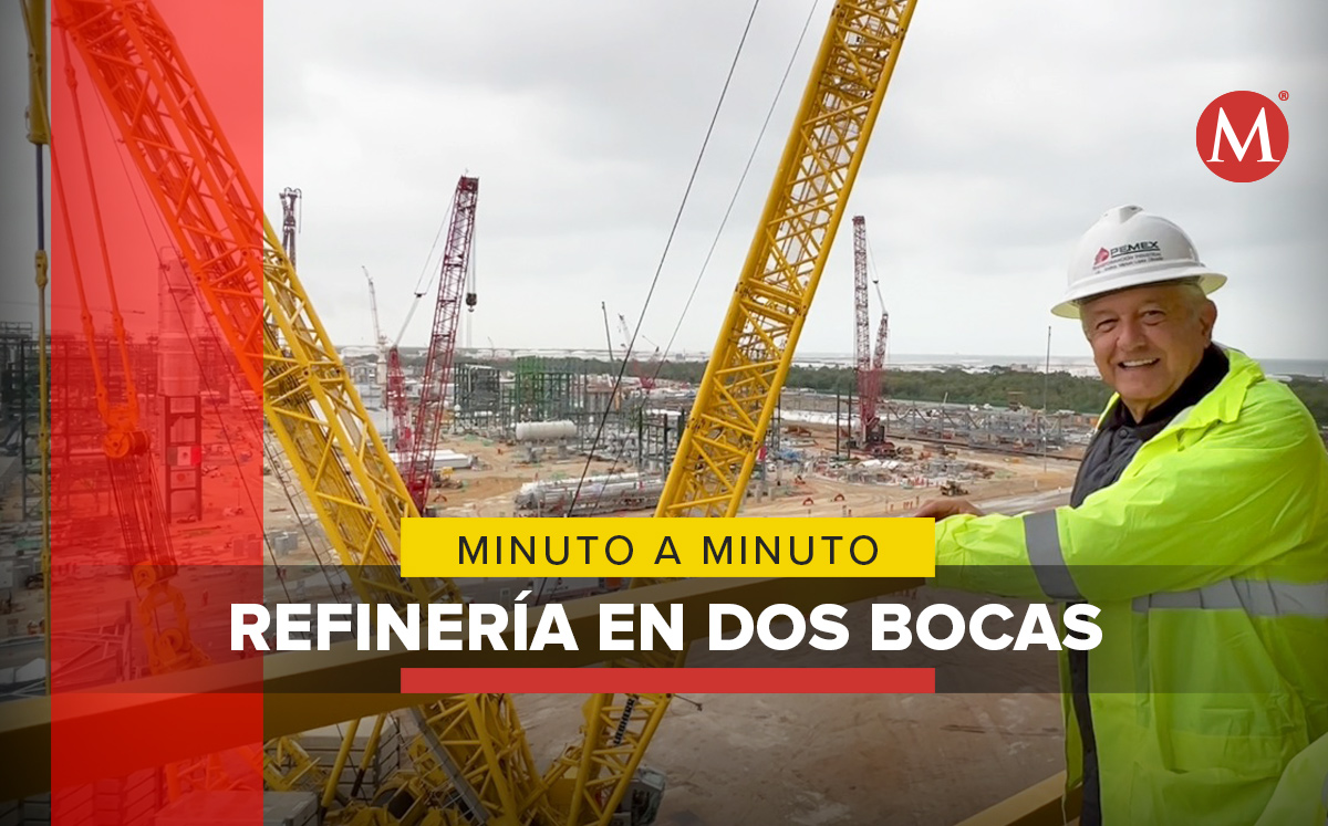 El Presidente inaugura la refinería Olmeca, en Dos Bocas, Paraíso. | Especial