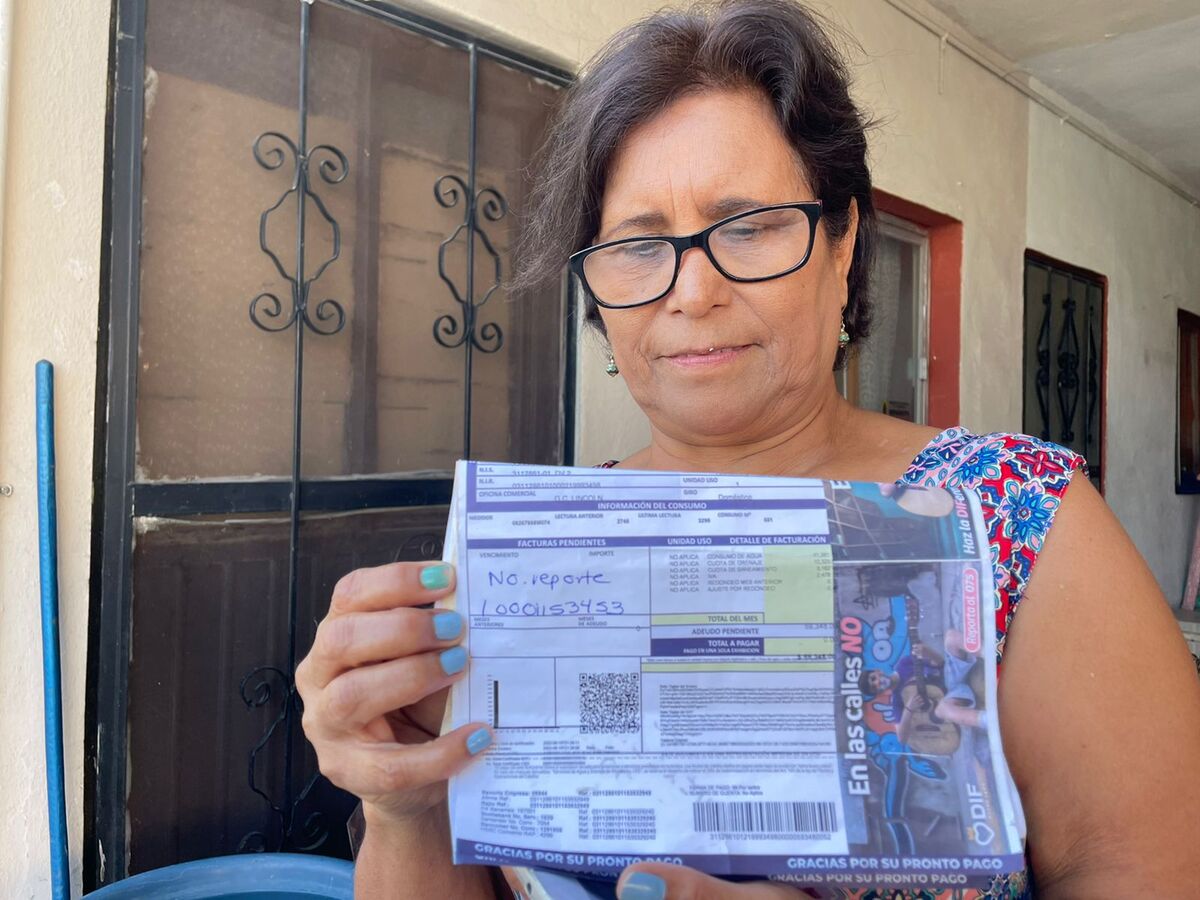 La señora Mary Guzmán habita en la colonia Hacienda Mitras.