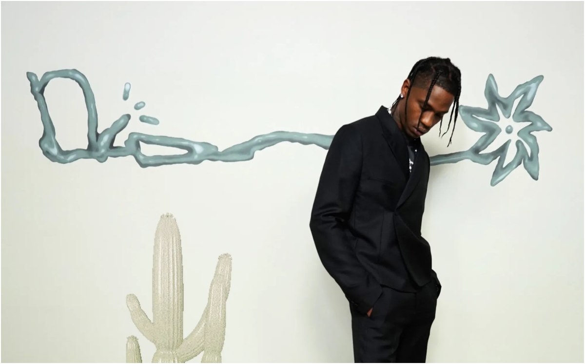 Travis Scott y Dior (Twitter)