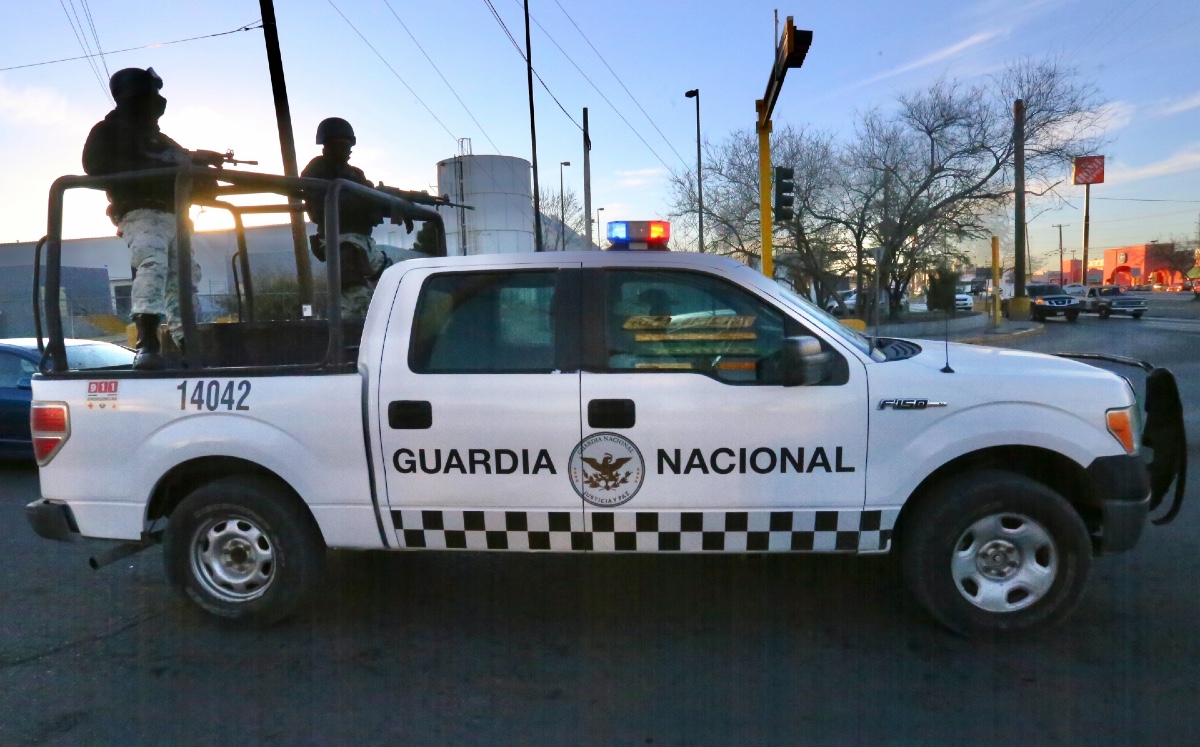Patrulla de la Guardia Nacional. (Ariel Ojeda)