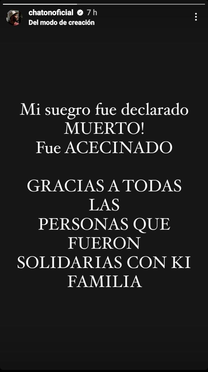 Muere suegro de Chatón Enríquez