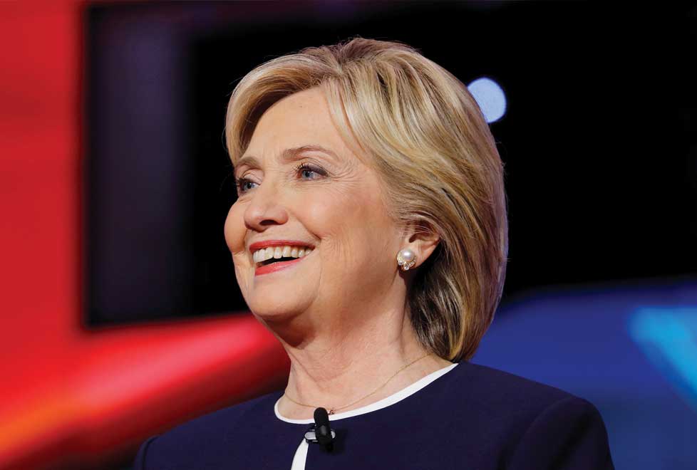 Hillary Clinton, exsecretaria de Estado de EU.