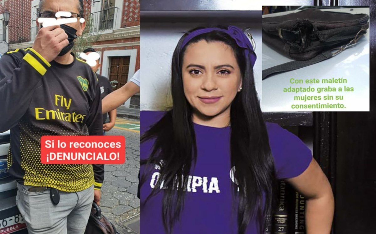 Olimpia Coral graba detención de posible acosador en Puebla | Especial