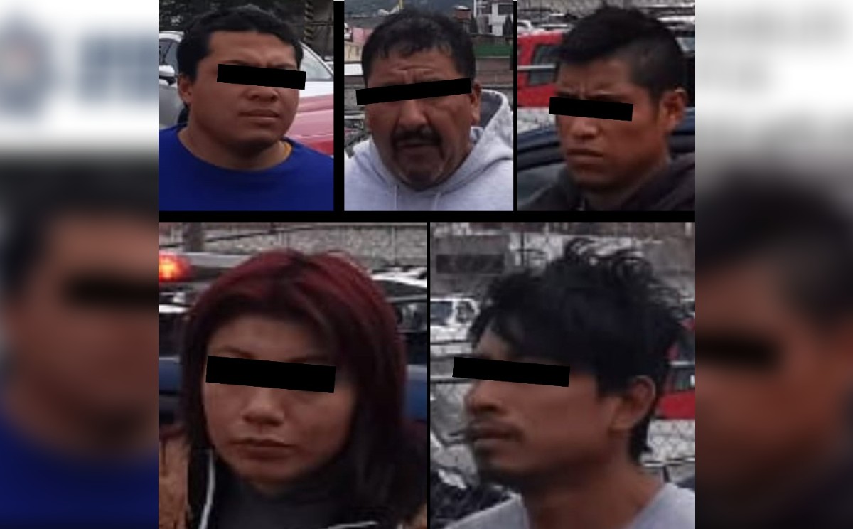 Los detenidos intentaron huir.