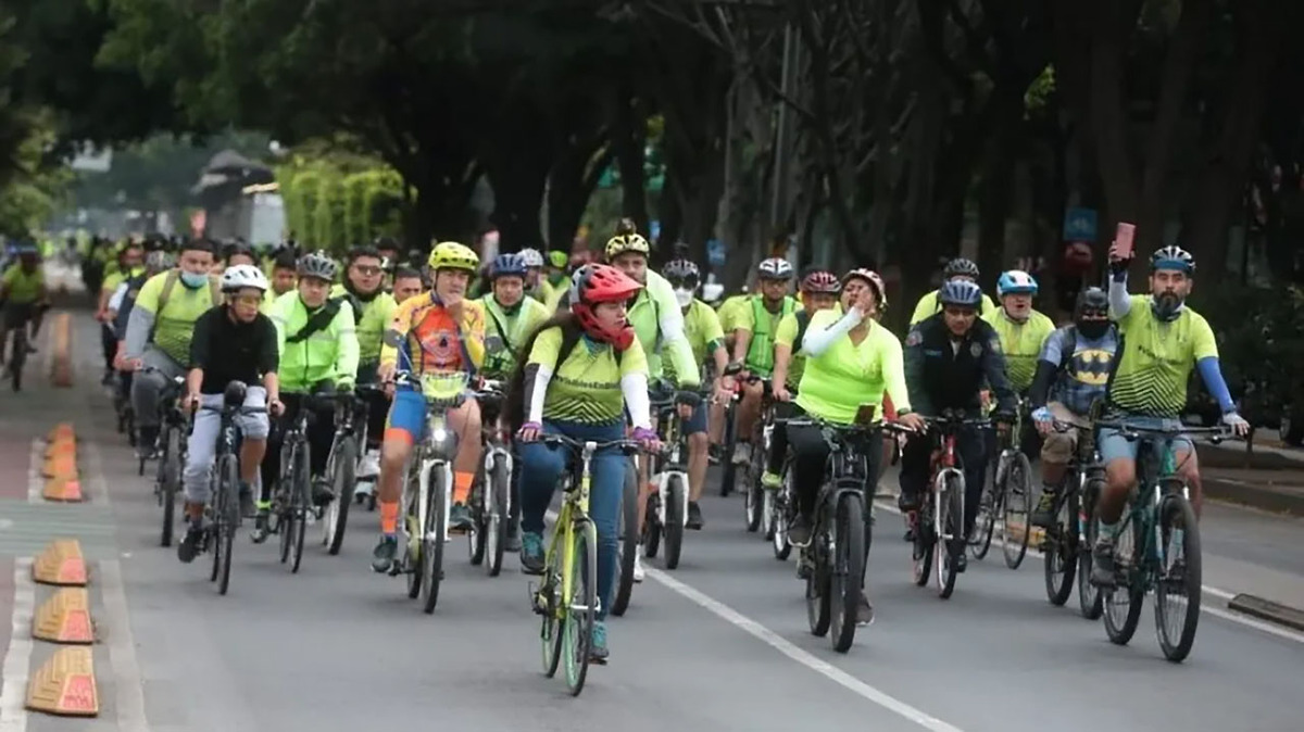 Realizan primer Paseo Ciclista entre policías y ciudadanos