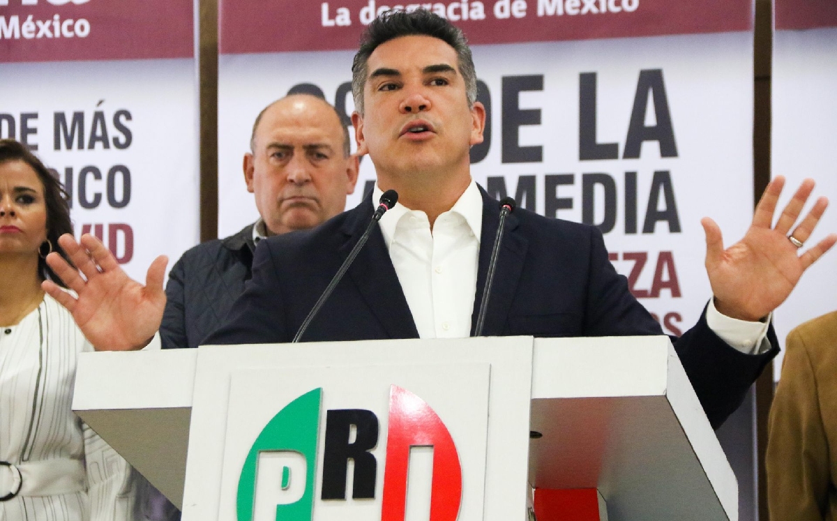 Alejandro Moreno Cárdenas dirigente del CEN del PRI. | Cuartoscuro