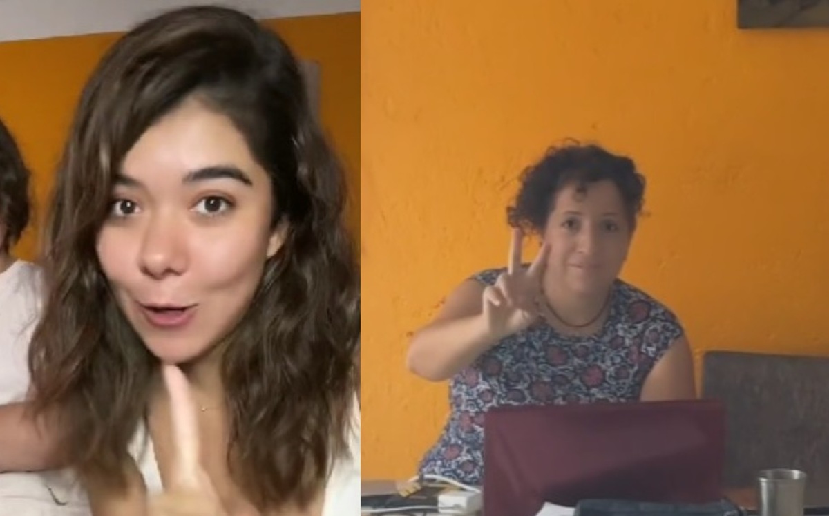 Las jóvenes muestran la forma en la que llaman la atención de sus padres (Instagram).
