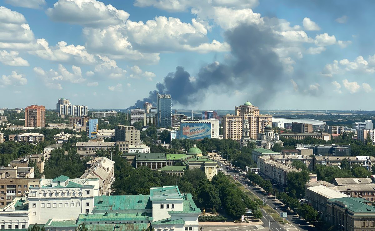 Los ataques rusos en Donetsk, Ucrania. | Reuters
