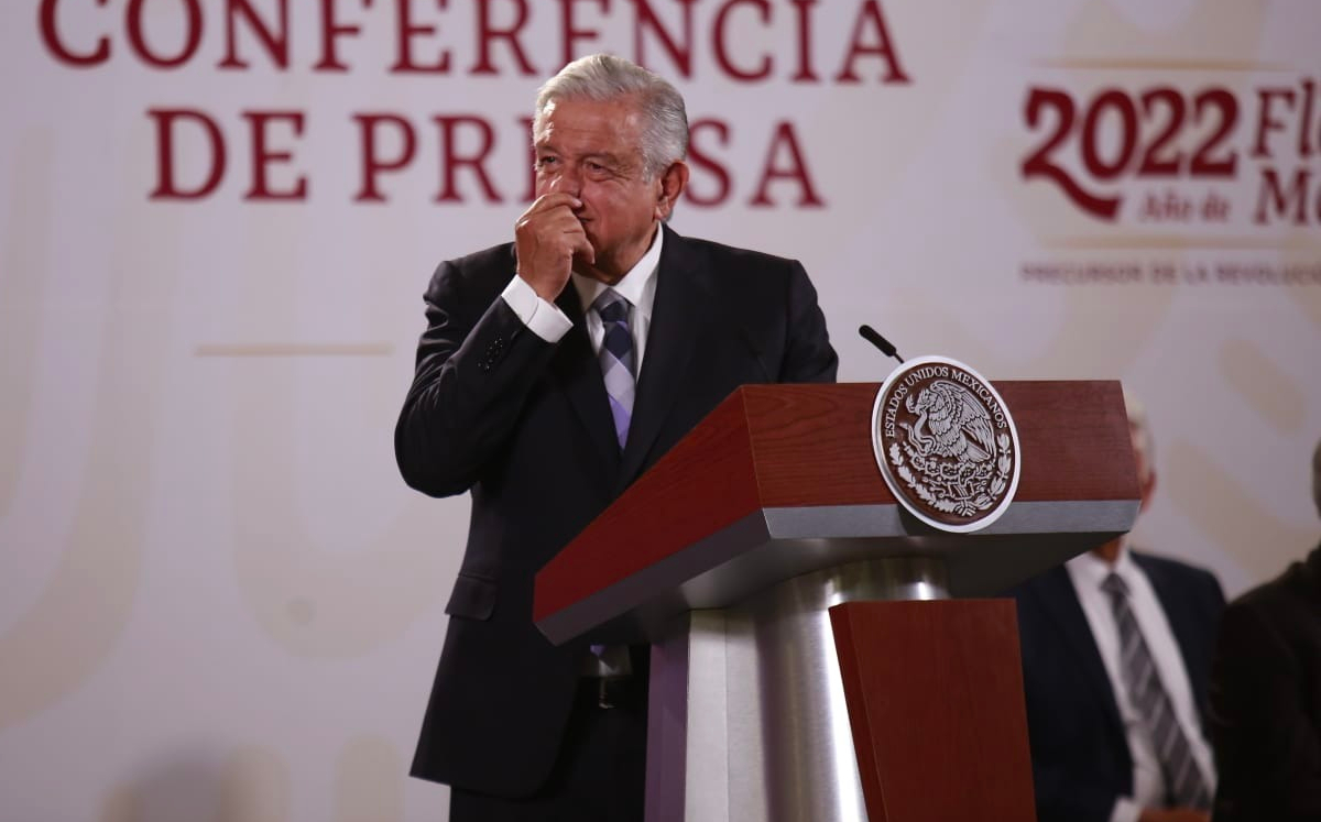 La Mañanera de hoy del Presodente se llevó a cabo desde Palacio Nacional. | Juan Carlos Bautista